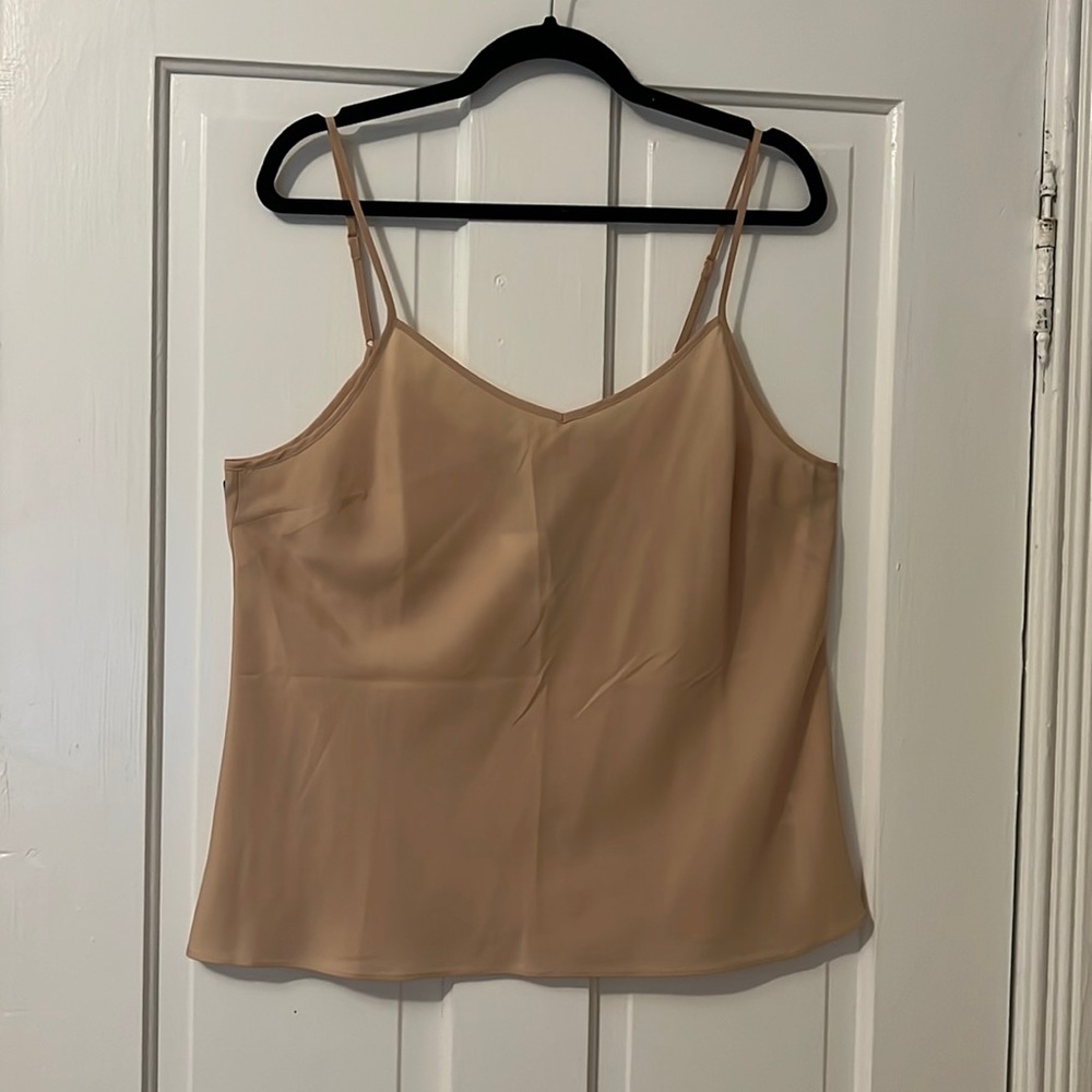 J.Crew Factory Silky Nude Layering Camisole with Adjustable Straps